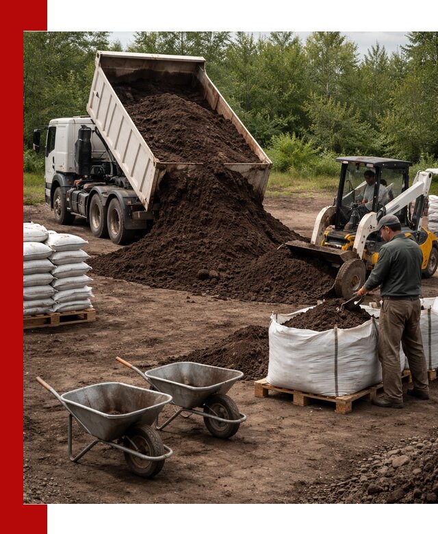 Доставка и продажа торфогрунта в Омске оптом и в розницу