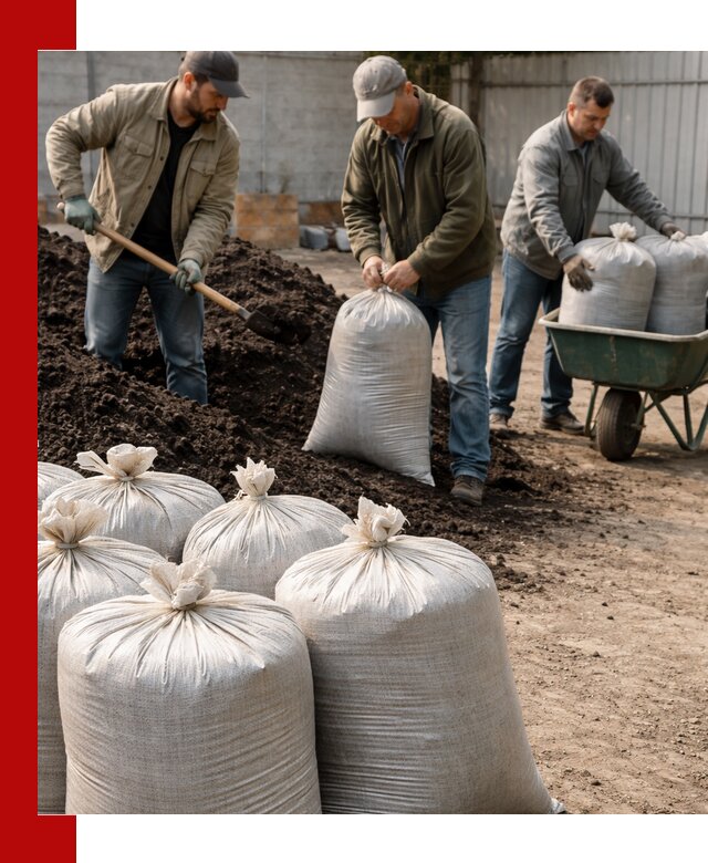 Купить чернозем в мешках с доставкой в Омске