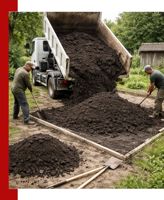 Купить чистый чернозем для огорода с доставкой в Омске