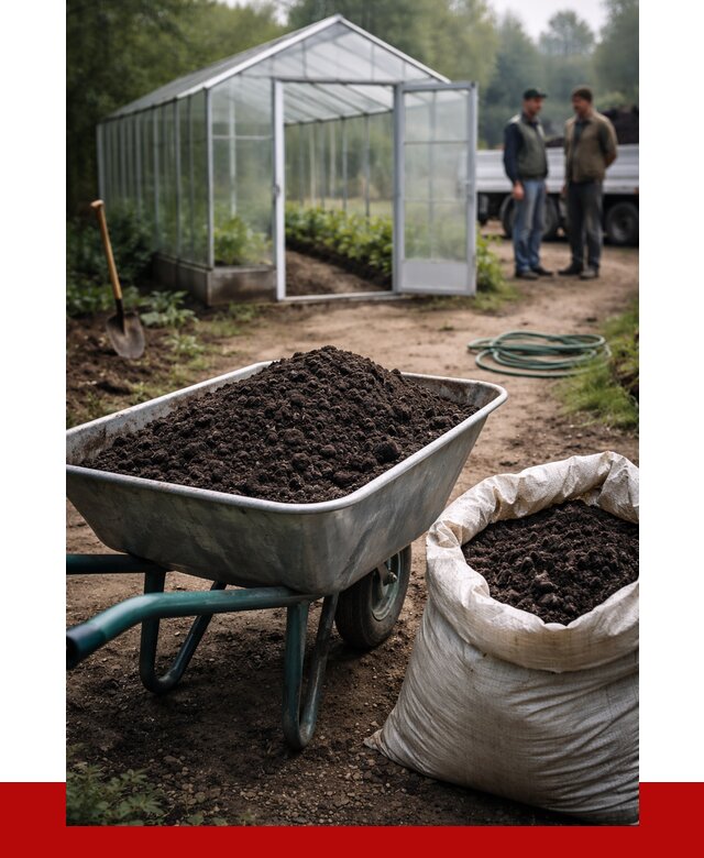 Чернозем для теплицы в Омске с доставкой от 1555 р. | ПРОНЕРУДОмс