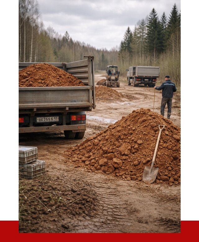 Глина и суглинки в Омске от 4666 р. за куб | ПРОНЕРУДОмс