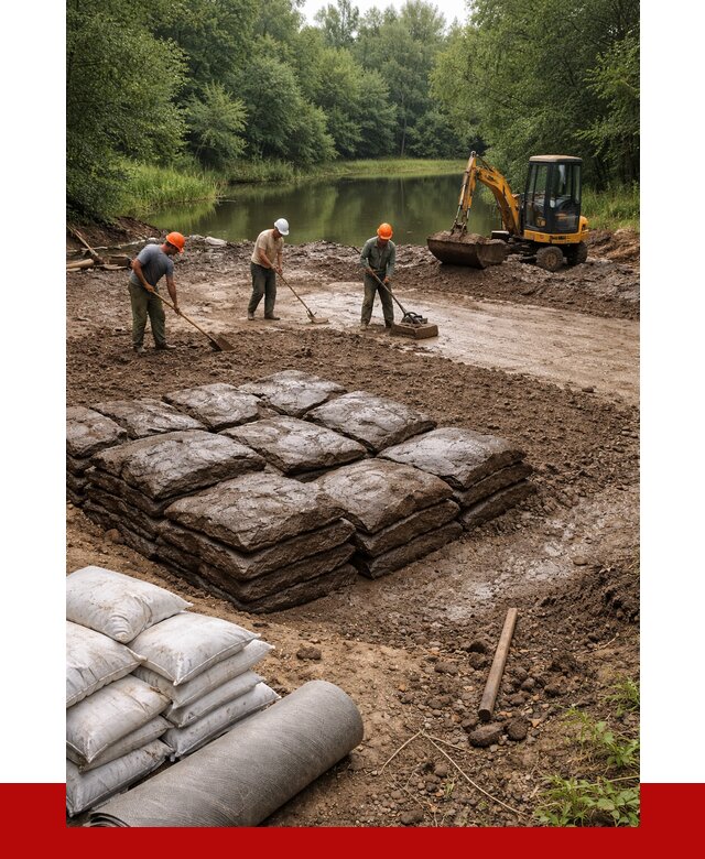 Купить глину для пруда в Омске от 4666 р. с доставкой | ПРОНЕРУДОмс