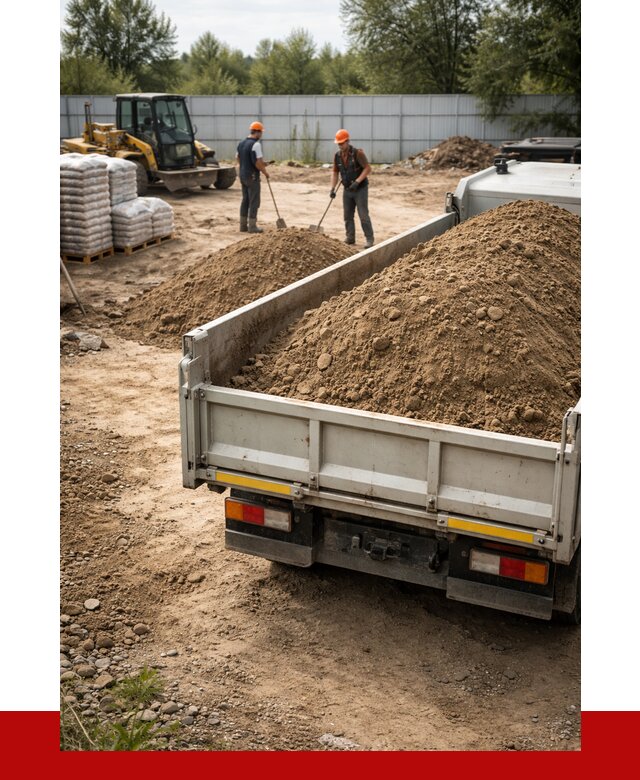 Супесь с доставкой в Омске от 2540 р. за куб | ПРОНЕРУДОмс