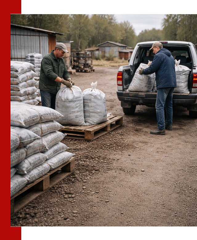 Купить конский навоз в мешках с доставкой в Омске