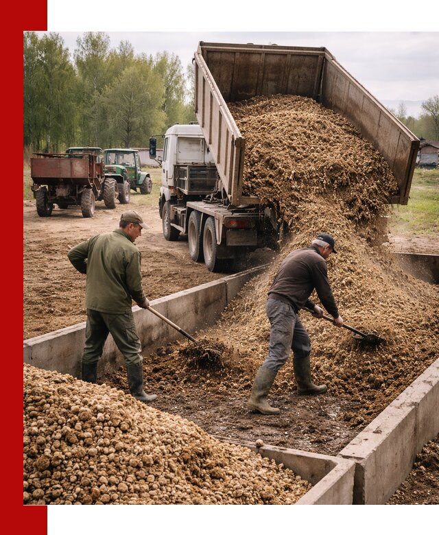 Куриный помет с доставкой в Омске оптом и в розницу