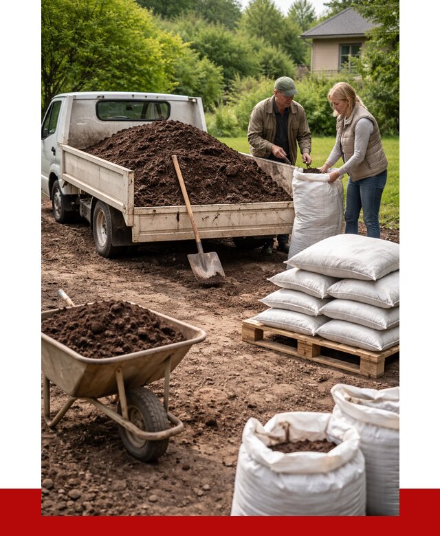 Перегной в мешках с доставкой в Омске от 2281 р. | ПРОНЕРУДОмс