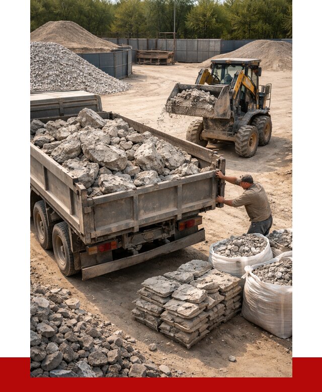 Купить бой бетона с доставкой в Омске от 4977 р. | ПРОНЕРУДОмс