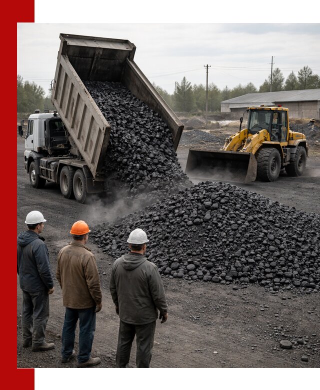 Доставка угля антрацита в Омске с самосвалами и погрузкой