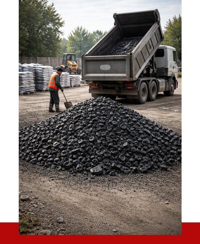 Купить уголь орех в Омске с доставкой от 7777 р. | ПРОНЕРУДОмс