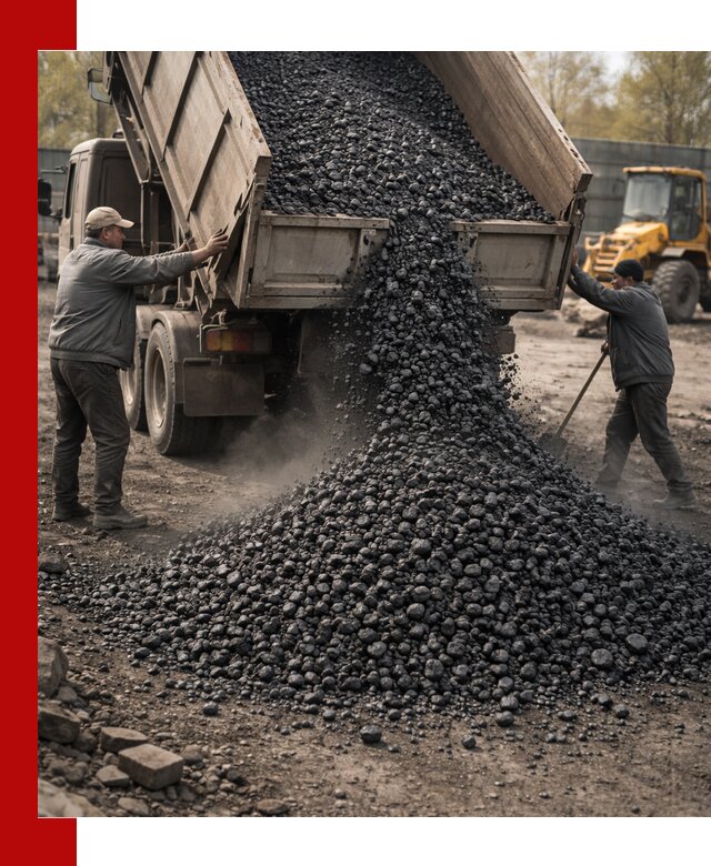 Доставка угля семечка самосвалами в Омске