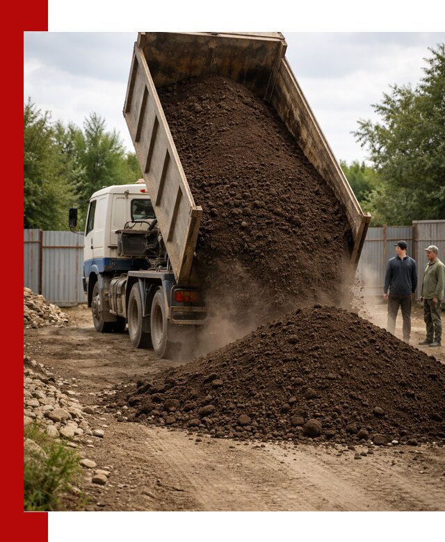 Доставка самосвалом 10 кубов в Омске быстро и надёжно