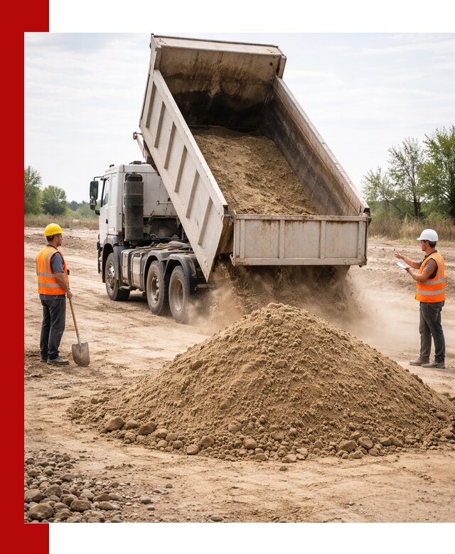 Доставка самосвалом 15 кубов в Омске за город и по городу