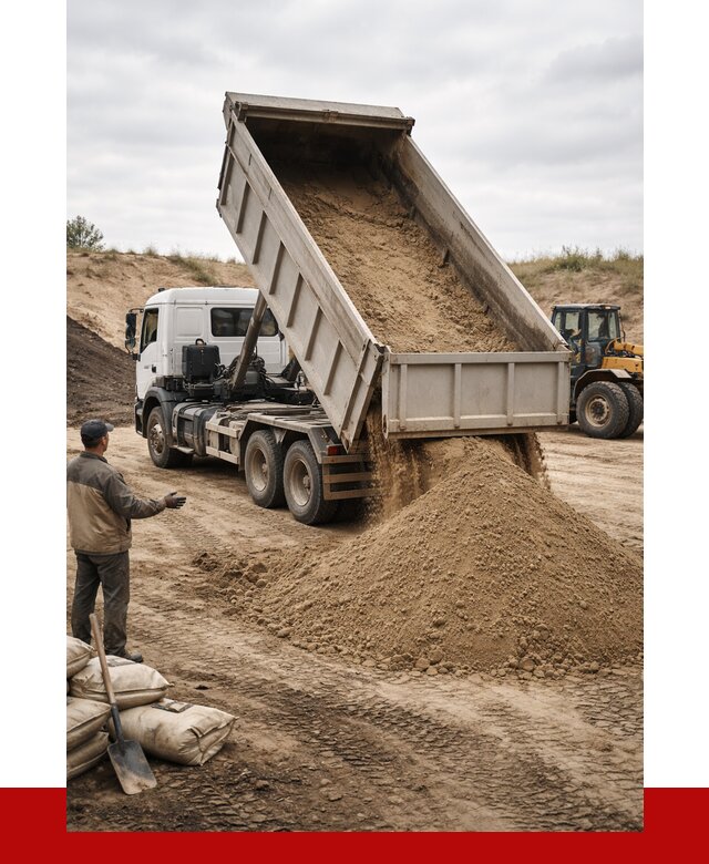 Доставка самосвалом 20 кубов в Омске от 7777 р. | ПРОНЕРУДОмс