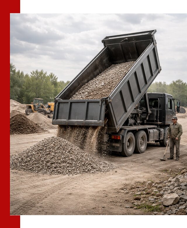 Доставка самосвалом 30 м3 по выгодным ценам в Омске