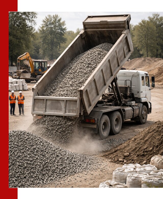 Аренда самосвала в Омске для доставки сыпучих и нерудных материалов