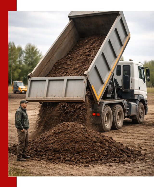 Аренда самосвала с водителем в Омске для сыпучих грузов и навоза