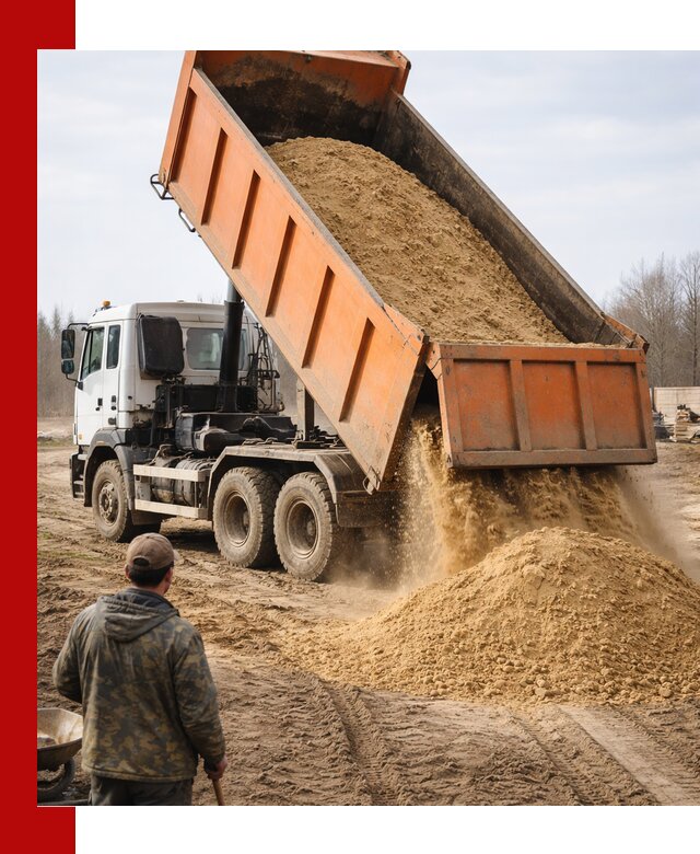 Аренда самосвала 20 тонн для перевозки грузов в Омске