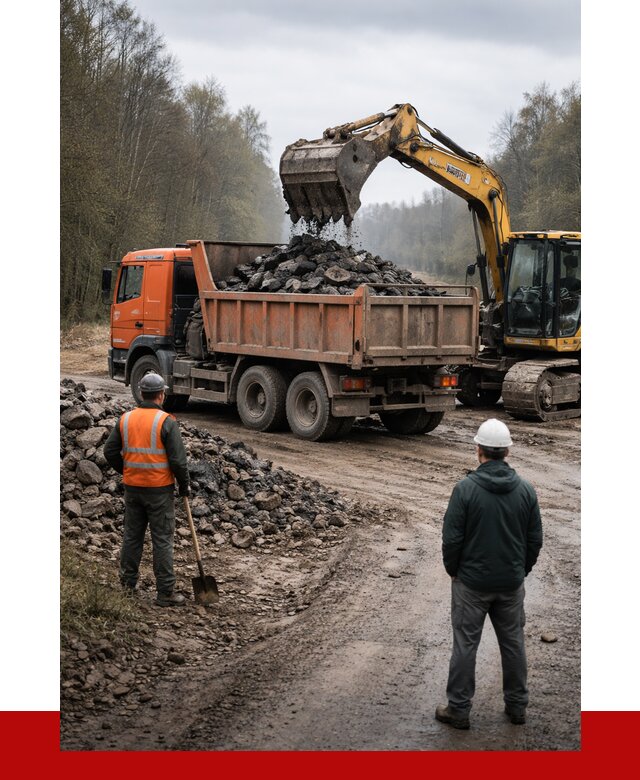 Вывоз асфальта в Омске от 4666 р. самосвалом ПРОНЕРУДОмс