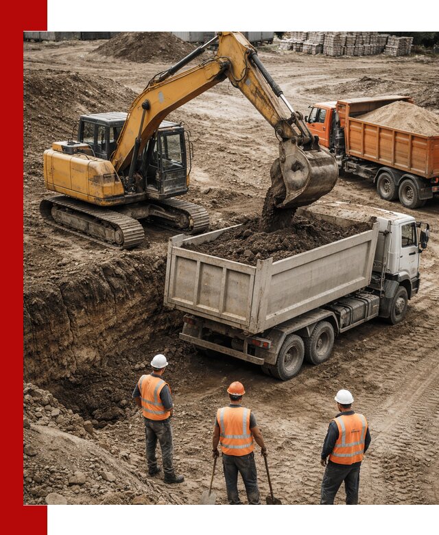 Разработка грунта для строительства и благоустройства в Омске